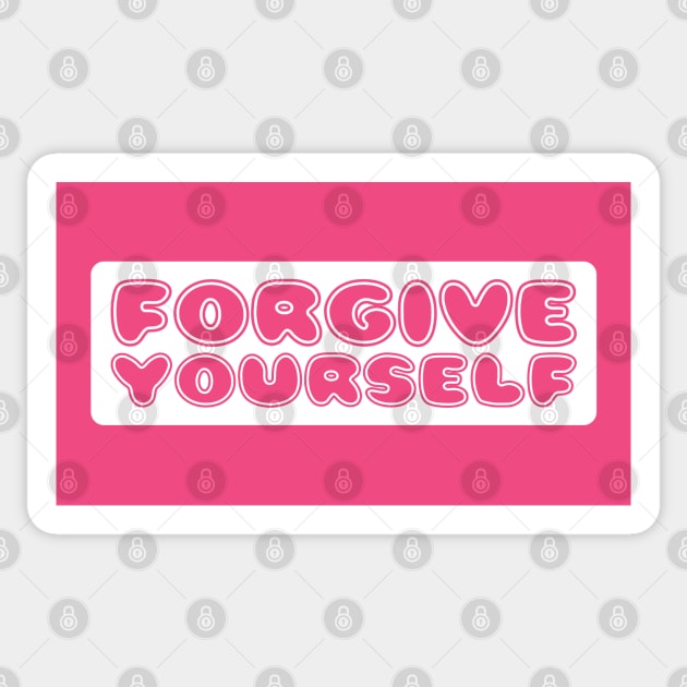 FORGIVE YOURSELF Sticker by TheCreatedLight